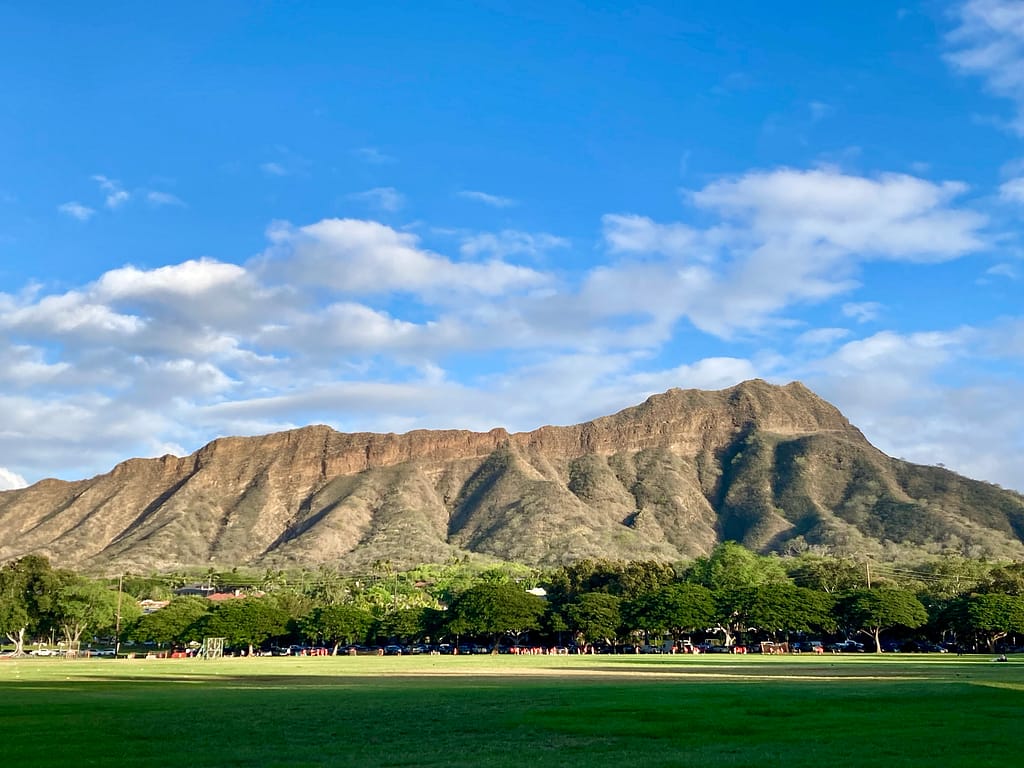 ダイヤモンドヘッド、カピオラニ公園